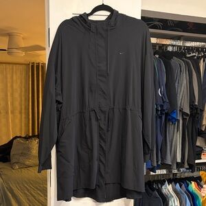 Nike Black Hooded Rain Shell NWOT